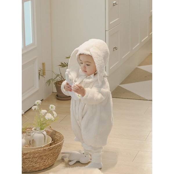 포근하고 제일 귀여운 - 베이비 퍼 바디슈트