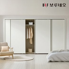 보루네오 E0 PET 딘트슬라이딩 붙박이장 300cm