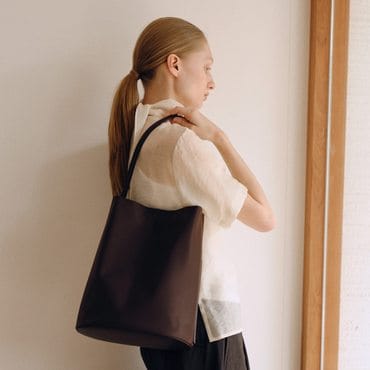 로서울 Large Mug shoulder bag Nylon Umber