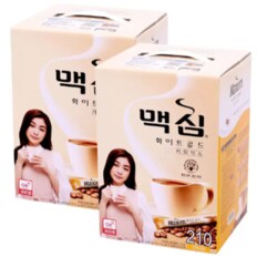 맥심 화이트 골드 커피믹스 11.7g 210T 2박스