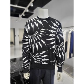 [여주점] BLOUSON THUNDERBOLT SWEATER (NHWAM23002BKX)