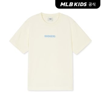 MLB키즈 (공식)24SS 베이직 빅로고 반팔 티셔츠 LA