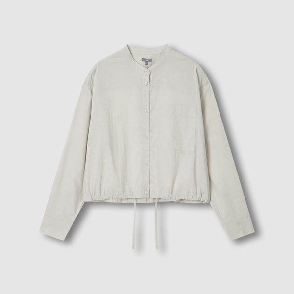 여 라이트 코튼 루즈핏 크롭 셔츠 J1153030050AW