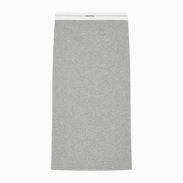 Calvin Klein Underwear 여성 코튼 스트레치 립 리브드 스커트 QS7350 -P7A