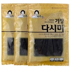 안옥남 기장 다시마 200g x 3 건다시마 간편한 맛있는 요리 육수