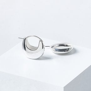 Silver925 볼드 앤 볼드 귀걸이