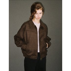 Teddy wool jacket (brown)