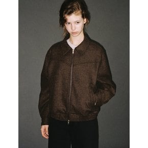 Teddy wool jacket (brown)