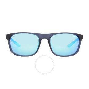 5037405 Nike Blue Mirror Rectangular Uni Sunglasses