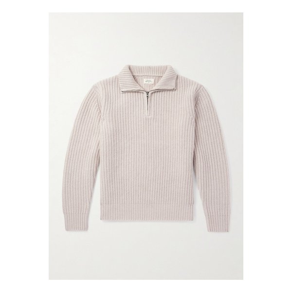 하트퍼드 리브 울 하프 집업 스웨터 46376663162884218