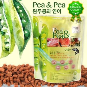 피엔피 완두콩과 (소,양,연어,오리) 900g, 국내산 반건조사료, 전연령 기호성 좋은사료