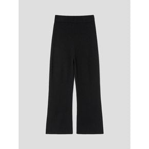 [Spirit] Wool Ribbed Long Knit Pants  Black (WE395UC375)