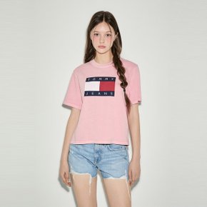 T32E6TTO13TWT1THA 박시 플래그 티셔츠