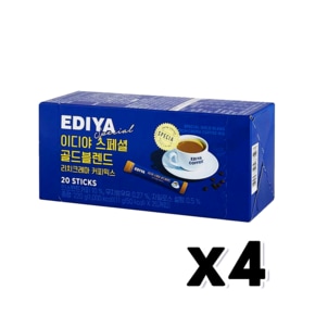 이디야 스페셜 골드블렌드 리치크레마 커피믹스 20스틱 220g x 4개