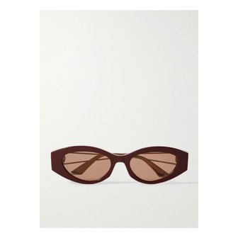 DIOR 디올 30몽테인 B6i 캣아이 아세테이트 골드 실버톤 선글라스 레드 1647597359431581