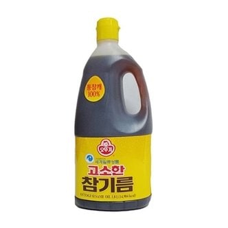  푸드 오뚜기 고소한 참기름 1.8L (W450478)