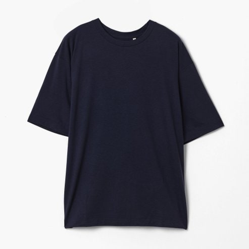 샌프란시스코마켓 /나나미카/ WOOL CREW NECK TEE /크루넥 반팔 티/네이비/블랙/NAE1M60000