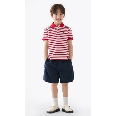 타미힐피거키즈 25년 S/S      T42F1PPQ240BT2        스트레치 포플린 쇼츠  (베이지, 화이트, 네이비)