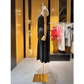 [시흥점] 여성 셔링 절개 홀터넥 롱 원피스 (ER3WO260)