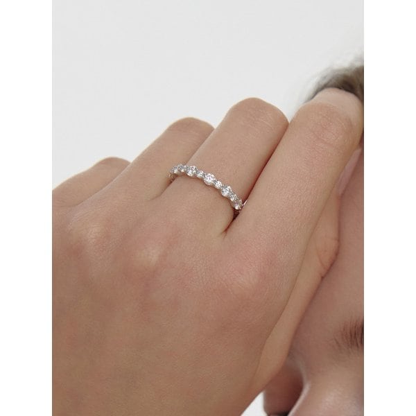 에센스 실버(W) 리네아 모이사나이트 반지 HL4R61413W9