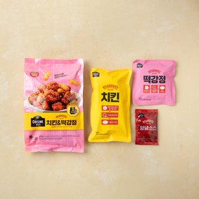 퀴진 인싸이드 치킨&떡강정 500g