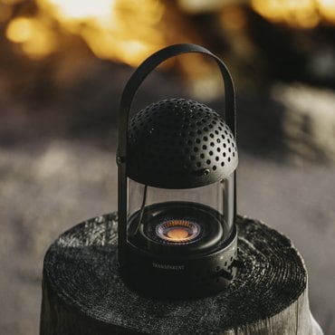 리스닝룸 by ODE 트랜스페어런트 라이트 블랙 블루투스 조명 스피커 TRANSPARENT LIGHT Speaker Black