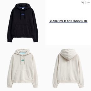 유니 아카이브 H 스웻 후디 남여공용 940899 - 01 02 U ARCHIVE H KNT HOODIE TR