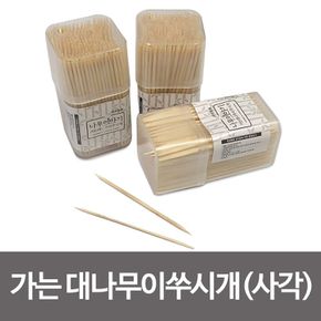 영스타 가는 대나무이쑤시개(사각3개)요지 꼬지 꽂이