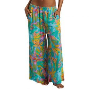 4877718 Billabong Sun Catcher Floral Print Wide Leg Pants