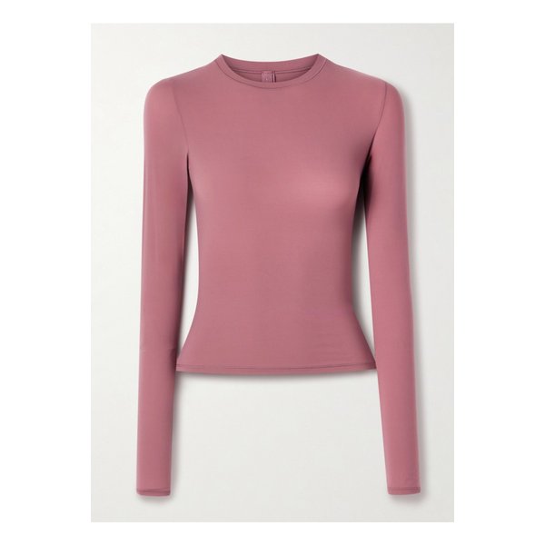 스킴스 피츠 에브리바디 롱 슬리브 티셔츠 비트 푸시아 46376663162921436