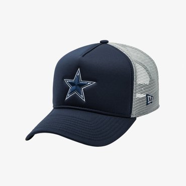뉴에라 NFL 댈러스 카우보이스 A프레임 트러커 볼캡 네이비/돌핀 그레이 14721690