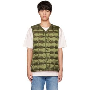 세러데이 뉴욕시티 카키 초 패딩 베스트 U12317VE01 ARMY GREEN