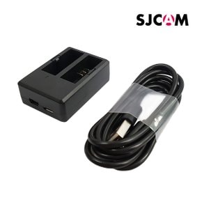 [S] SJCAM 정품 듀얼 배터리 충전기 SJ4000 SJ5000 SJ9000 Xplus Xpro 액션캠용