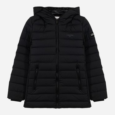 Calvin Klein 캘빈클라인 골프 여성 CK 다운 패딩 자켓 BLACK CA2JD240102