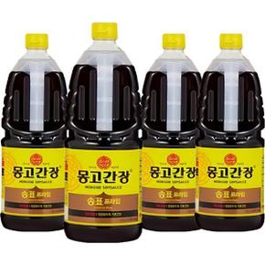 몽고식품 몽고간장 송표 프라임 1.8L 4개