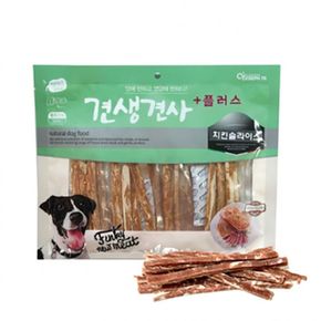 강아지간식 치킨 슬라이스 300g 1P 애견 간식 보상