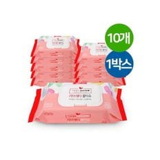  러브레터 물티슈 (70매 캡형) 10개 더도톰한원단