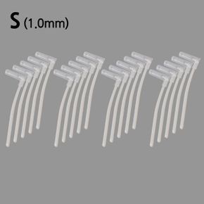 L형 덴탈 치간칫솔 치아 사이 이물질 S 1.0mm 20P