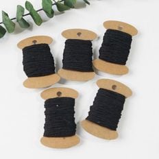 제이큐 검정 트와이끈 면 소포장 주케이씨원 no2 20개