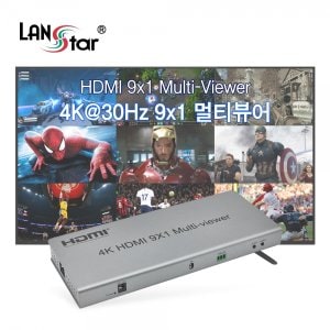 엠지솔루션 LANstar HDMI 9x1 멀티뷰어 LS-HDM902