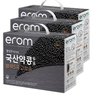  이롬 국산 약콩 두유 190ml (72팩) 블랙5곡 고칼슘