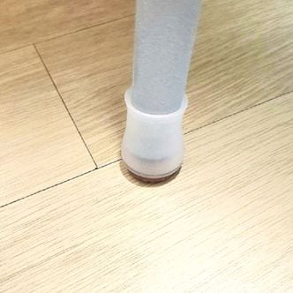 오너클랜 의자발커버 실리콘 의자고무발 4개세트 반투명