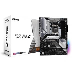 ASRock 마더보드 B650 Pro RS AMD Ryzen 7000 시리즈 CPU 대응(Soket AM5)B650E ATX 마더보드