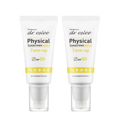 피지컬 선스크린 톤업 50g 2개(SPF50,PA++++) 무기자차 선크림