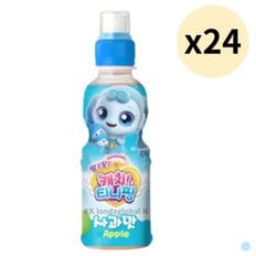 캐치티니핑 꾸래핑 사과맛 어린이 음료 200mL 24개