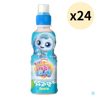  캐치티니핑 꾸래핑 사과맛 어린이 음료 200mL 24개