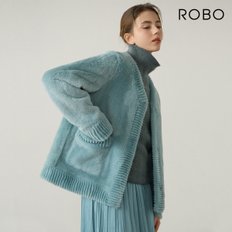 [런칭가 1,090,000원] 로보 ROBO 스페인 라도마 리버시블 무스탕+머플러