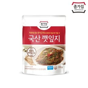 [공식판매몰] [종가] 국산 깻잎지 2000g(냉장)