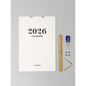 라이브워크 2026 라이프앤피시스 벽걸이 달력 리필
