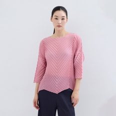 솔리드 V 핸드 플리츠 티셔츠_EPTSS325007